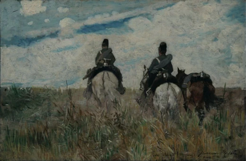 Cavalleggeri in vedetta - Collezione Bentivegna, Montecatini Terme